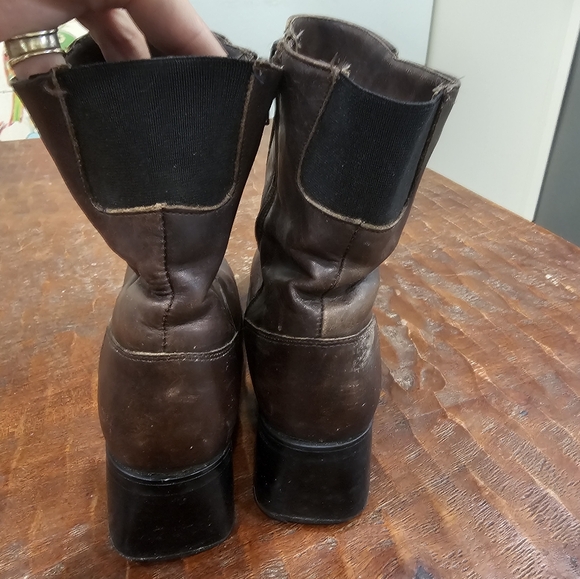 Distressed Brown Leather Santana Canada Boots US Size 8.5 - Picture 5 of 9